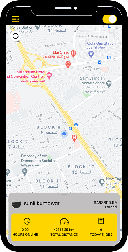 Add drop off location and receiver